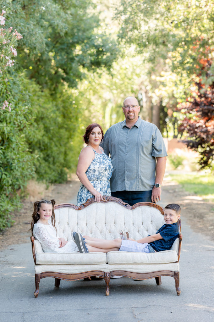 Family Photo Session Couch