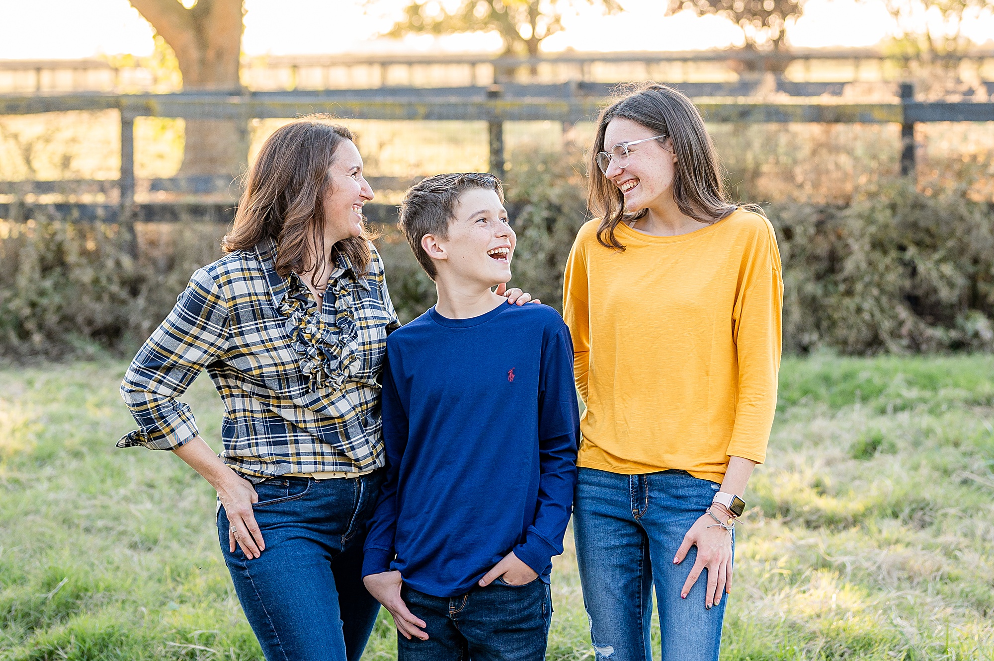 Family standing pose idea