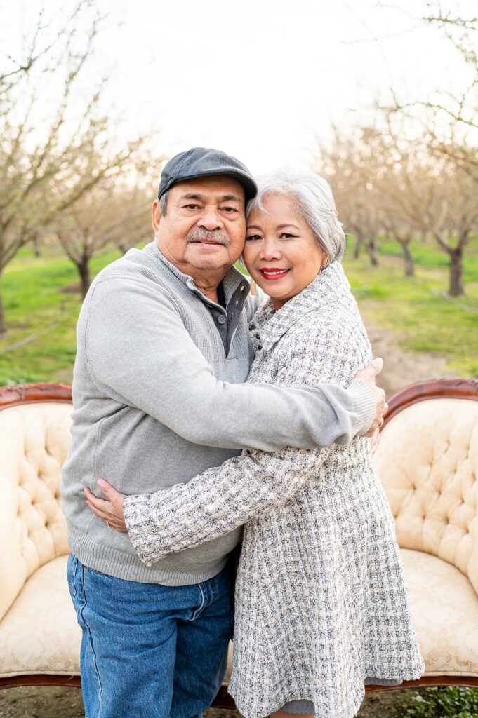 couple standing posing idea